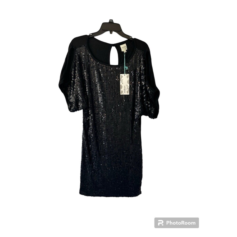 Anthropologie UMGEE Mini Dress Womens size Large sequin dress